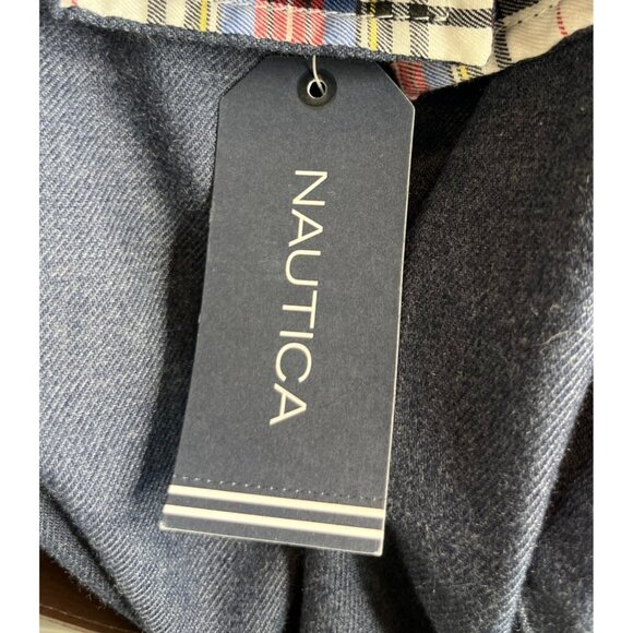Nautica Button Front Shirt Womens XL Blue New - Picture 9 of 10